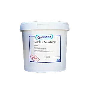 Havuz kimyasalı filtre temizleyici, kum ve kartuş filtrelerdeki kireç ve yağı yok eden bakım ürünü