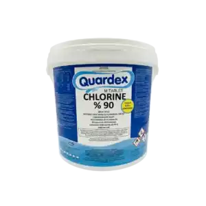 Tablet klor, %90 aktif klor içeren stabilizatörlü havuz dezenfektanı