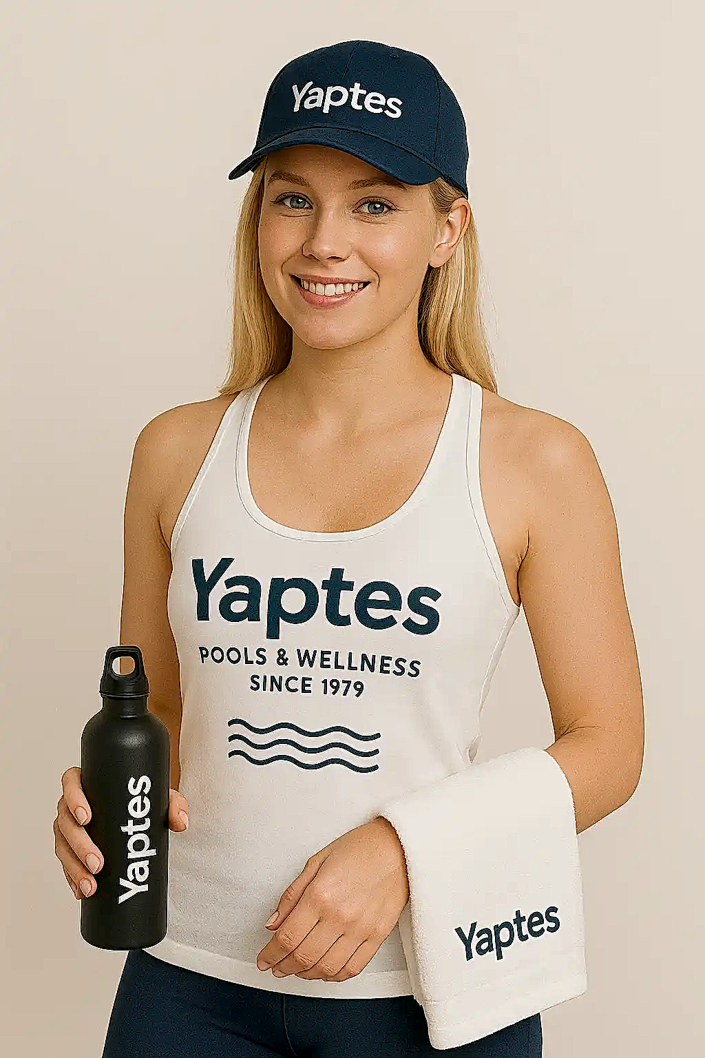 Yaptes kadın model retro merchandising