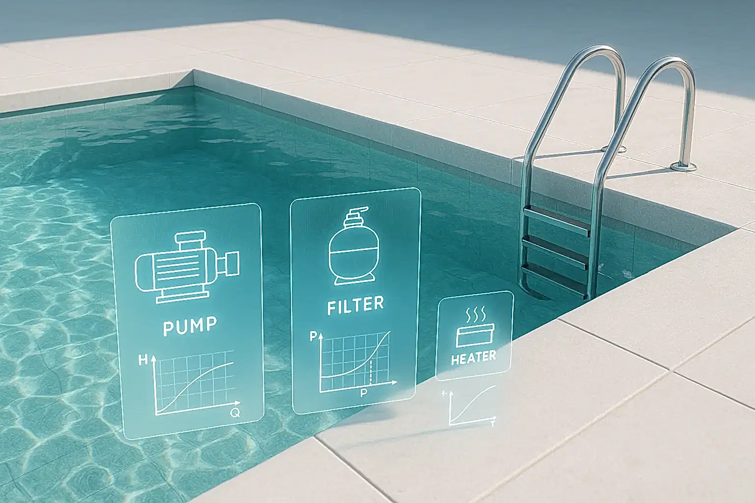 Yaptes Havuz Hesaplayıcı ile oluşturulmuş modern havuz görseli