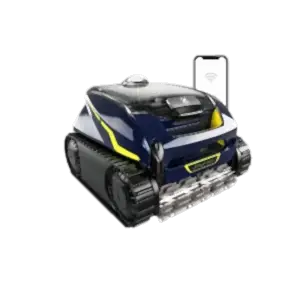 Havuz temizleme robotu RF 5400 iQ, 12×6 m havuzlarda 150 dk boyunca kablosuz temizlik sağlar.